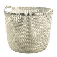 Kôš na bielizeň KNIT 30L - biela, Modern, plast (30l)