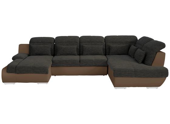 Sedací Souprava Multi - hnědá, Moderní, textil (345/184/228cm) Sedací Souprava Multi - hnědá, Moderní, textil (345/184/228cm)