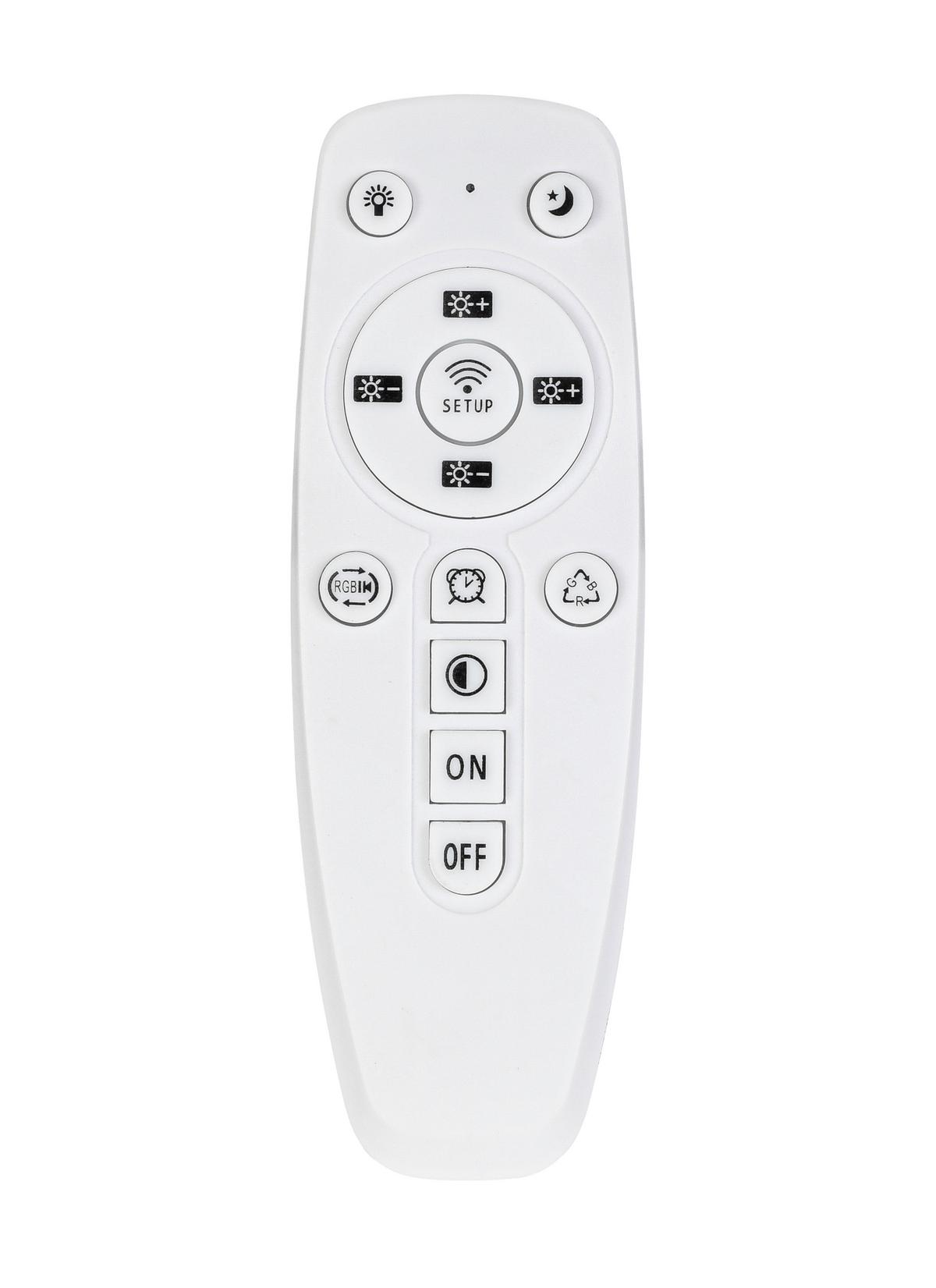 LED-Deckenleuchte Charlotta - Schwarz, Basics, Kunststoff/Metall (27,8/66/7cm) - Luca Bessoni