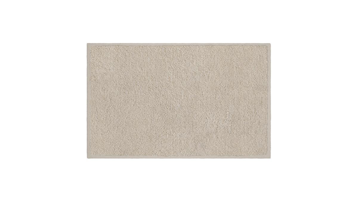 Badematte Ayla - Beige, Basics, Textil (50/80cm) - Grund