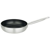 Schmorpfanne Bistro-line Ø 24,5 Cm Aluminium - Silberfarben/Schwarz, Basics, Metall (24,5/6cm)