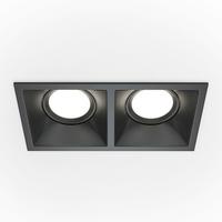 DECKENLEUCHTE DOT - Schwarz, MODERN, Metall (17,3/9/4,2cm) - MAYTONI