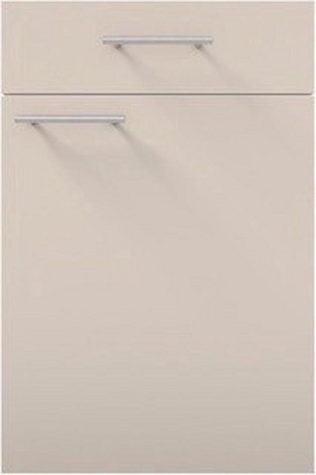 Küchenzeile Base Ohne Geräte 200 Cm Magnolia/crema/eiche - Wildeiche/Magnolie, Design, Holzwerkstoff (200cm) - Express