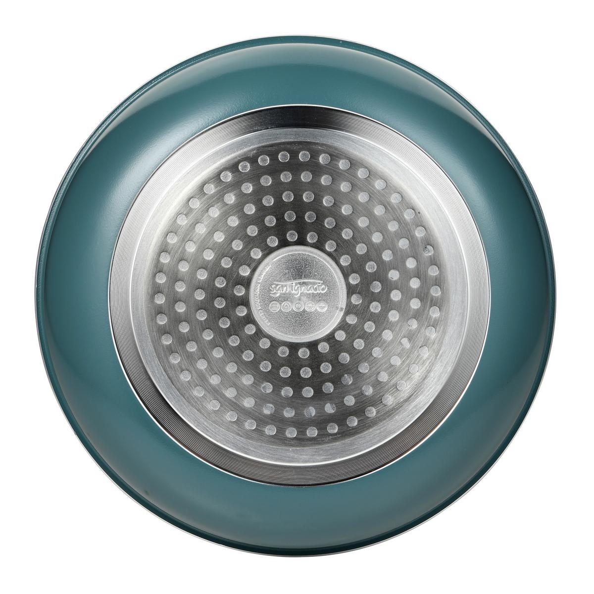 Pánev na smažení Ø 20cm - zelená, Konvenční, kov (20/4,3cm) - Mömax