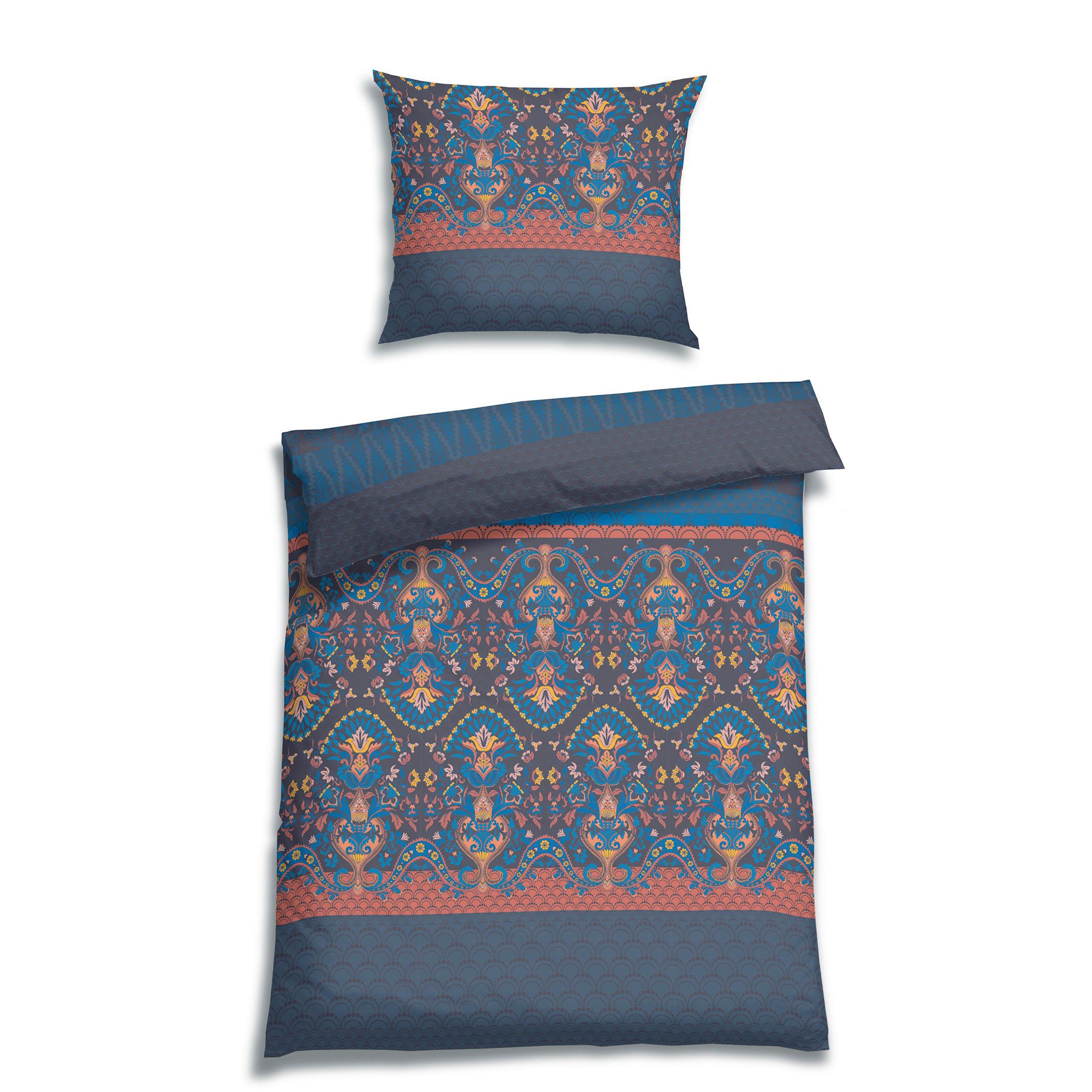 POSTEĽNÁ BIELIZEŇ F20R.005.ELKAN NBLAU - tmavomodrá, Design, textil (140/200cm) - Florella