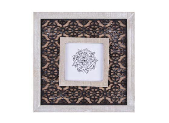 Fotorahmen Boho 23,5x23,5 cm - Beige/Schwarz, MODERN, Holzwerkstoff (23.5/23.5cm) Fotorahmen Boho 23,5x23,5 cm - Beige/Schwarz, MODERN, Holzwerkstoff (23.5/23.5cm)