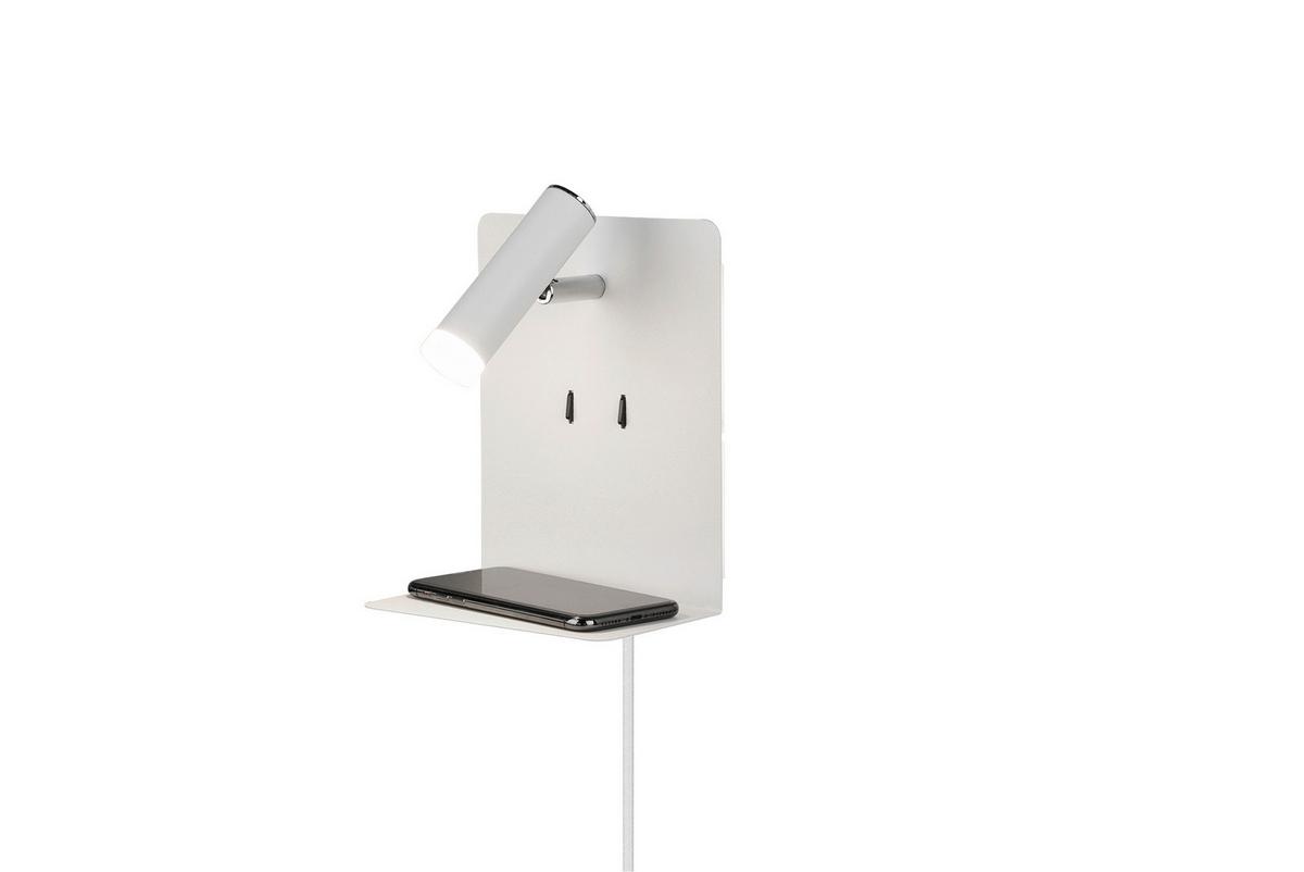 LED-Wandleuchte 222570231 Element - Weiß, Basics, Metall (20/16/14cm) - Trio Leuchten