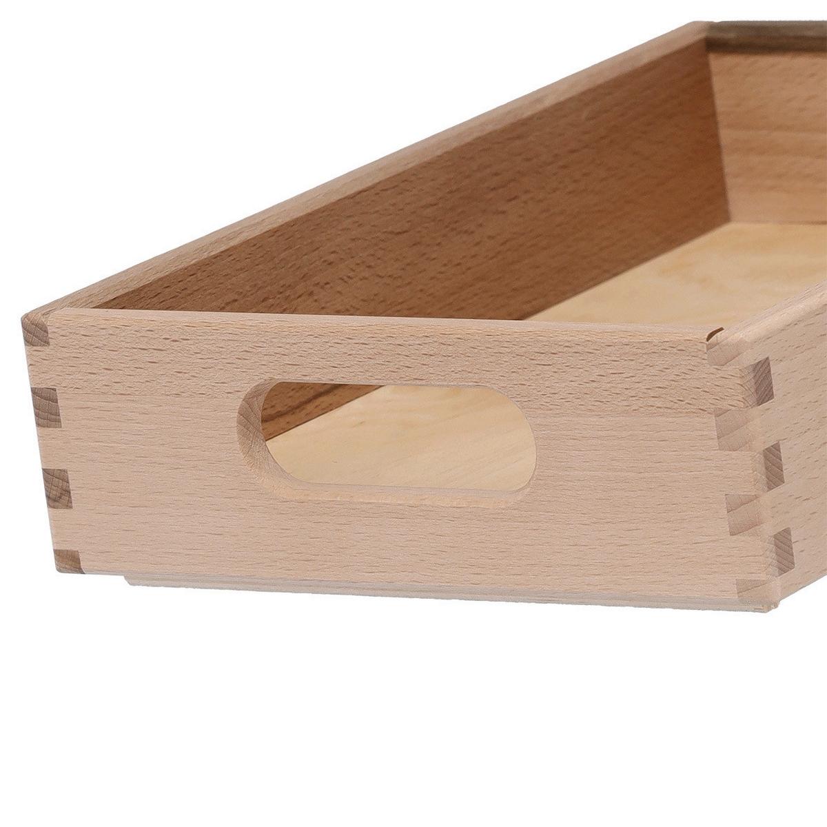 AUFBEWAHRUNGSBOXEN-SET Holz. BxL: ca. 30x20 cm - Naturfarben, Basics, Holz (30/20cm) - Zeller Present