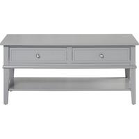 Couchtisch Franklin Grau L: 104,4 cm - Grau, Design, Holzwerkstoff (104,4/46,99/52,32cm) - MID.YOU