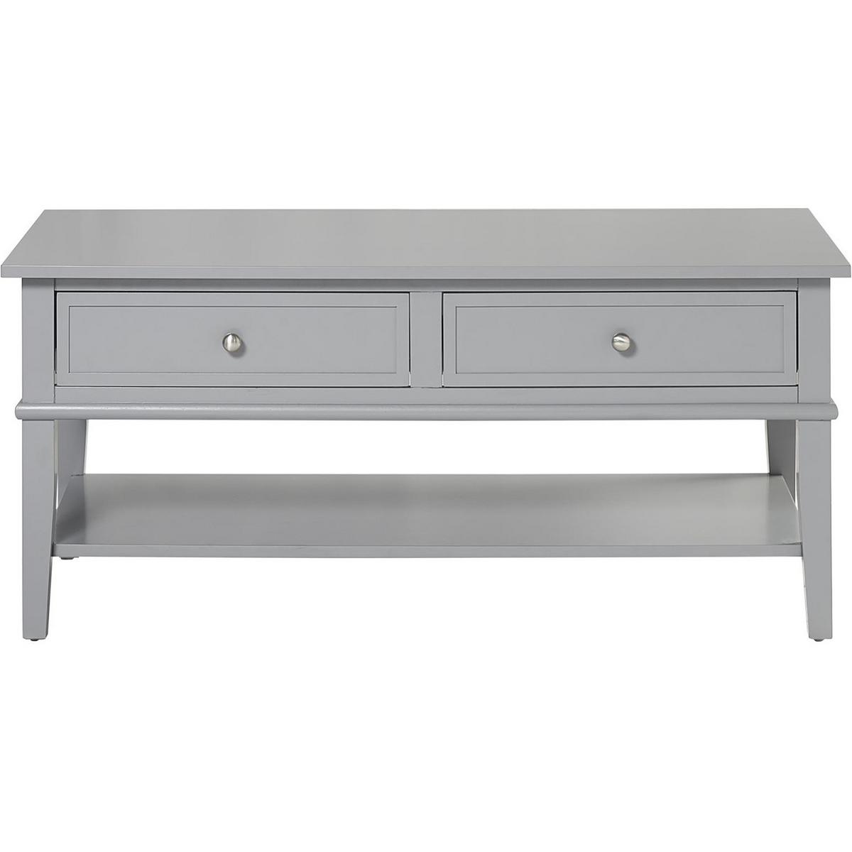 Couchtisch Franklin Grau L: 104,4 cm - Grau, Design, Holzwerkstoff (104,4/46,99/52,32cm) - MID.YOU