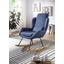 Schaukelsessel Rocky B: ca. 75 cm Blau - Blau/Eichefarben, Design, Textil (75/110/88,5cm) - Carryhome Schaukelsessel Rocky B: ca. 75 cm Blau - Blau/Eichefarben, Design, Textil (75/110/88,5cm) - Carryhome