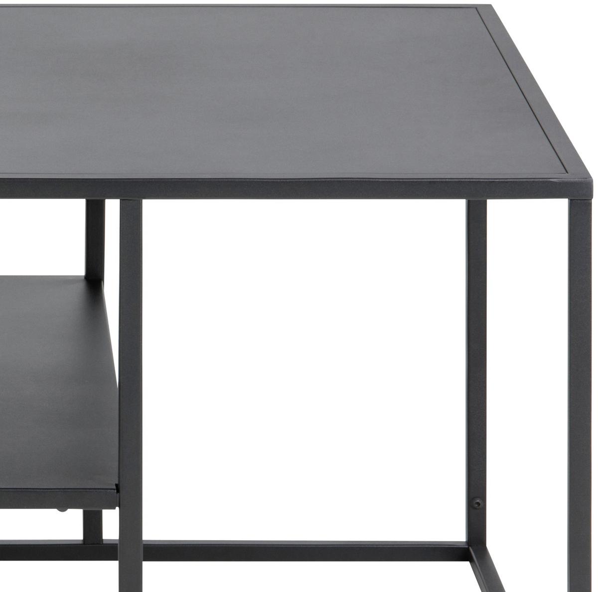 Konferenční stolek VIRUM černá - černá, Trend, kov (90/60/45cm) - Carryhome