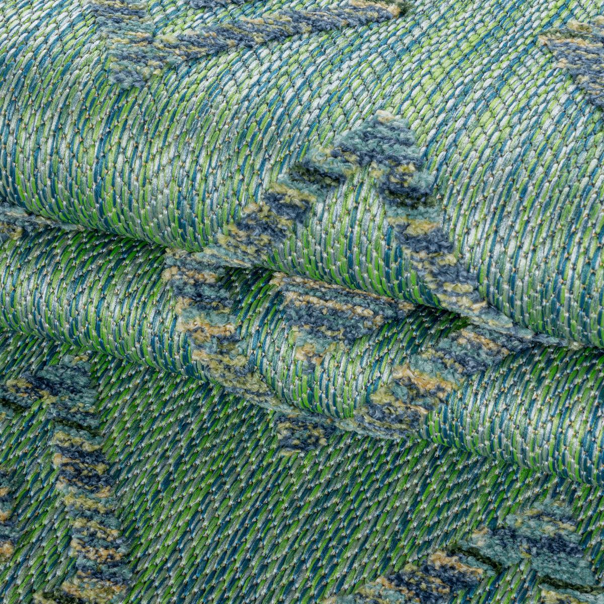 Läufer Bahama - Grün, Design, Textil (80/250cm) - Novel