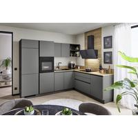 ECKKÜCHE WIN - Eichefarben/Anthrazit, MODERN, Holzwerkstoff (278,2/205,2cm) - Express-Kuechen