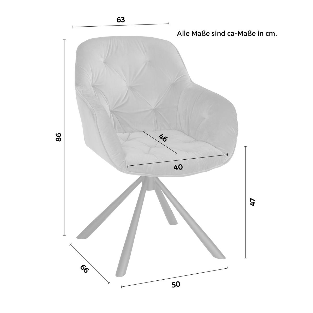 Židle EILEEN oranžová - oranžová/černá, Lifestyle, kov/textil (68/86/64cm) - Premium Living