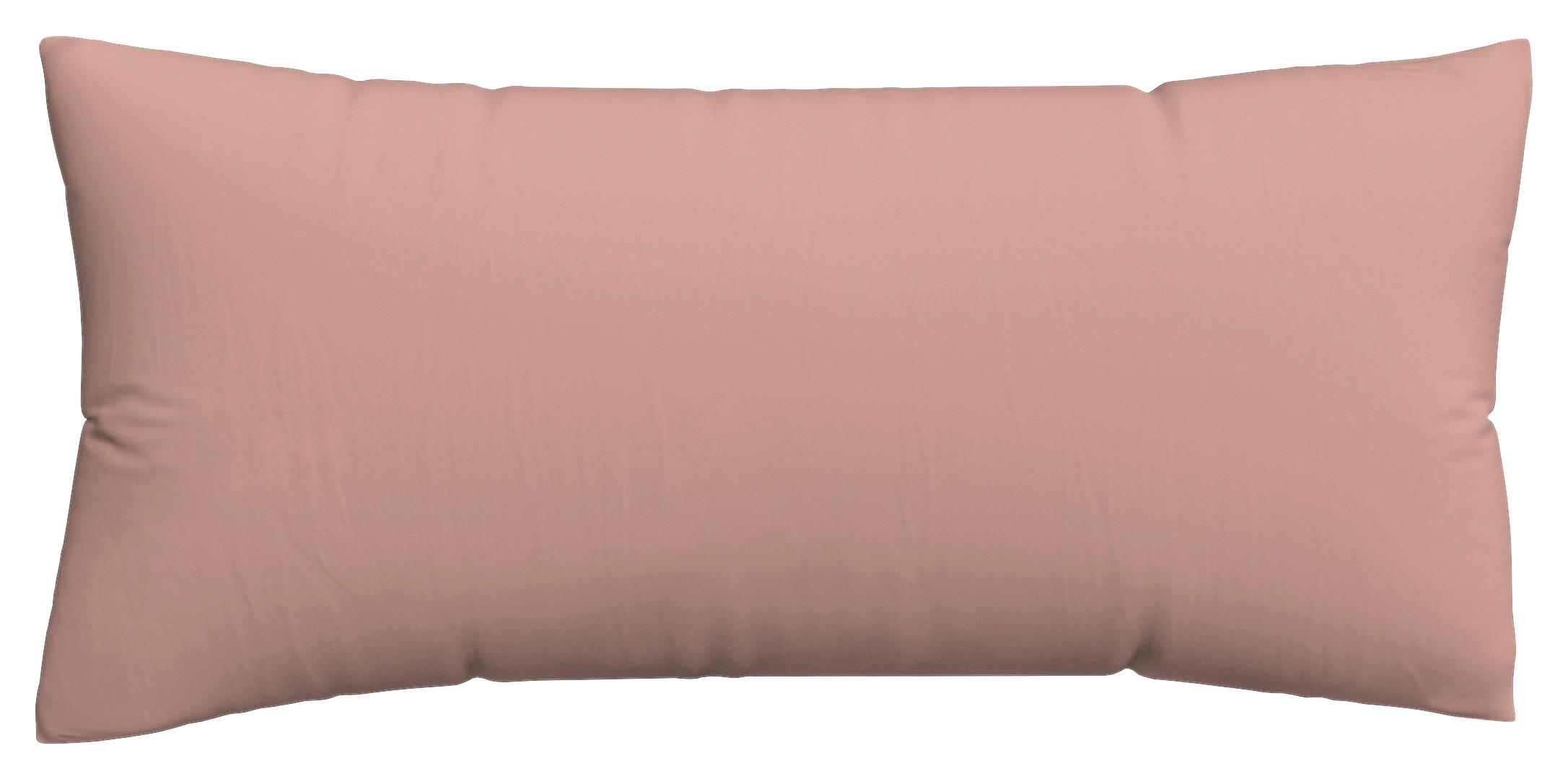 Kopfpolsterbezug Woven Satin - Rosa, Basics, Textil (40/80cm) - Schlafgut