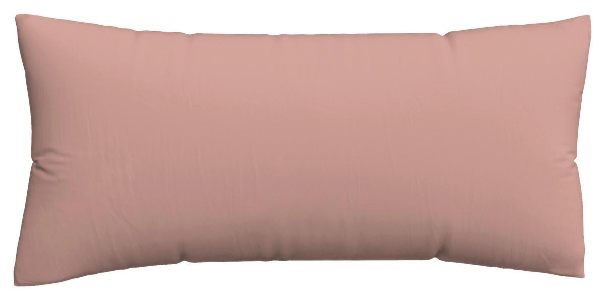 Kopfpolsterbezug Woven Satin - Rosa, Basics, Textil (40/80cm) - Schlafgut