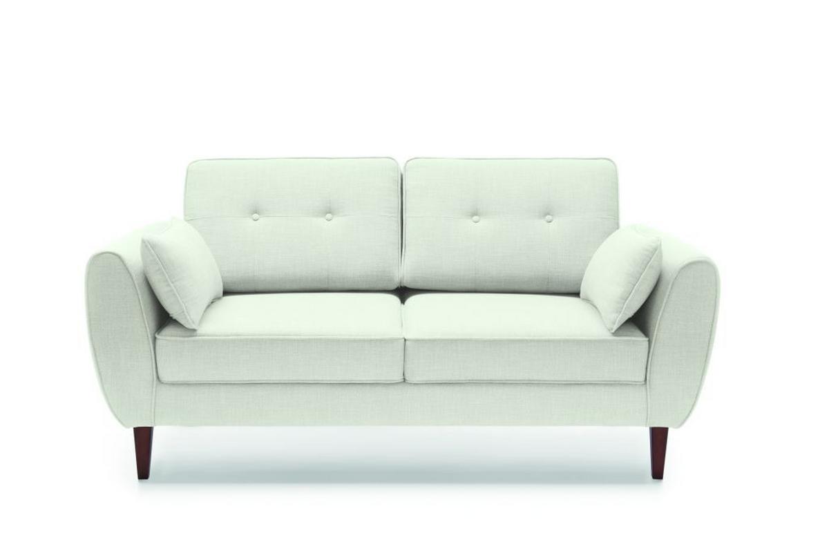 2-Sitzer-Sofa Candy Hellgrau B: 187 cm - Erlefarben/Hellgrau, MODERN, Holz/Textil (187/86/94cm)
