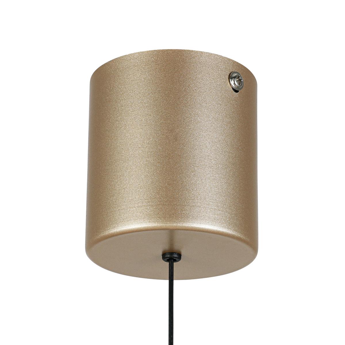 ZÁVĚSNÉ SVÍTIDLO SUSO - cappuccino, Moderní, kov/plast (3,8/3,8/150cm) - Mömax