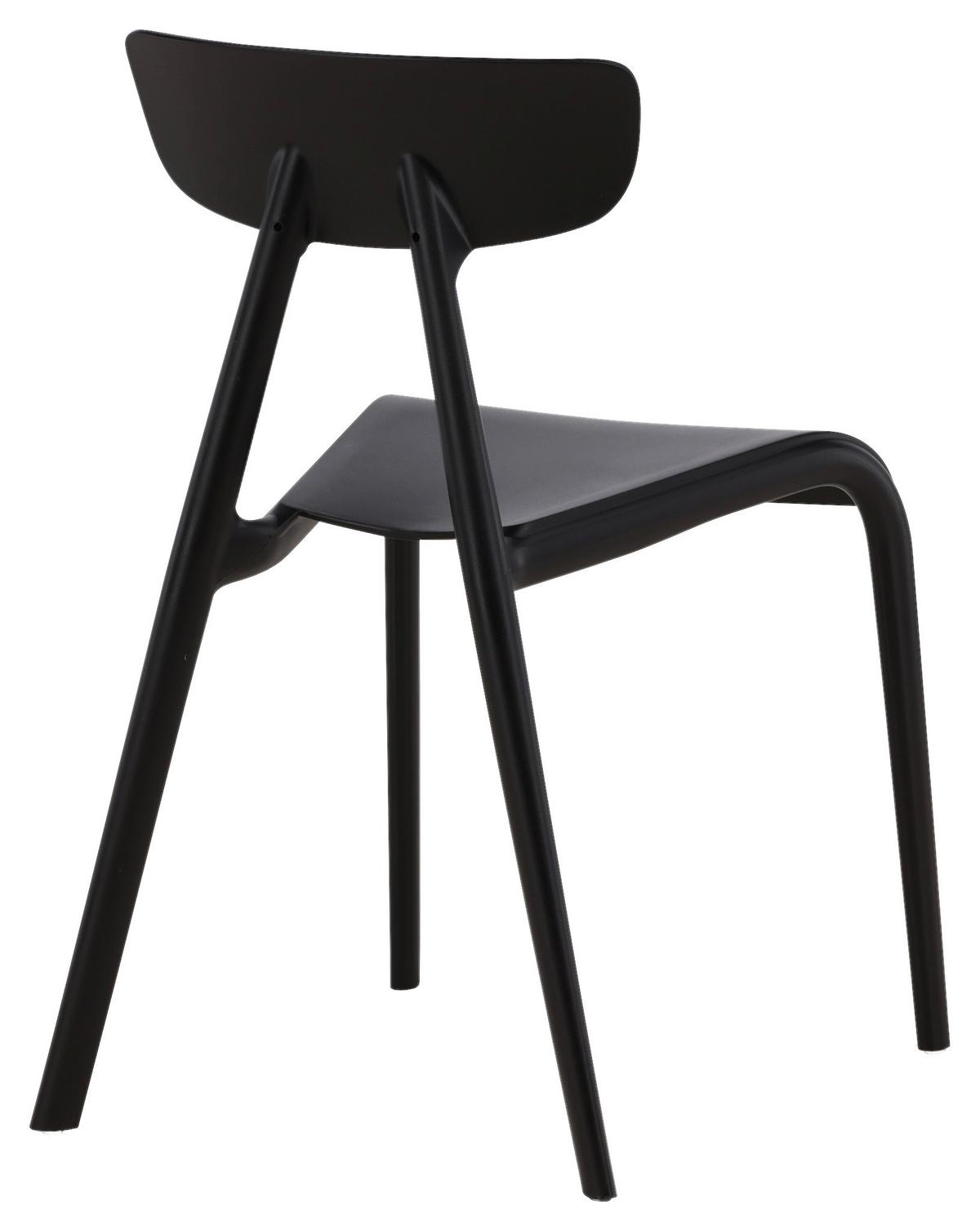 Stuhl-Set Ursholmen - Schwarz, Design, Kunststoff (49/79.5/54cm) - Livetastic