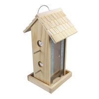 Vogelfuttersilo Country BxHxT: 19x38x17,5 cm - Naturfarben, Basics, Holz (19/38/17,5cm) - Windhager