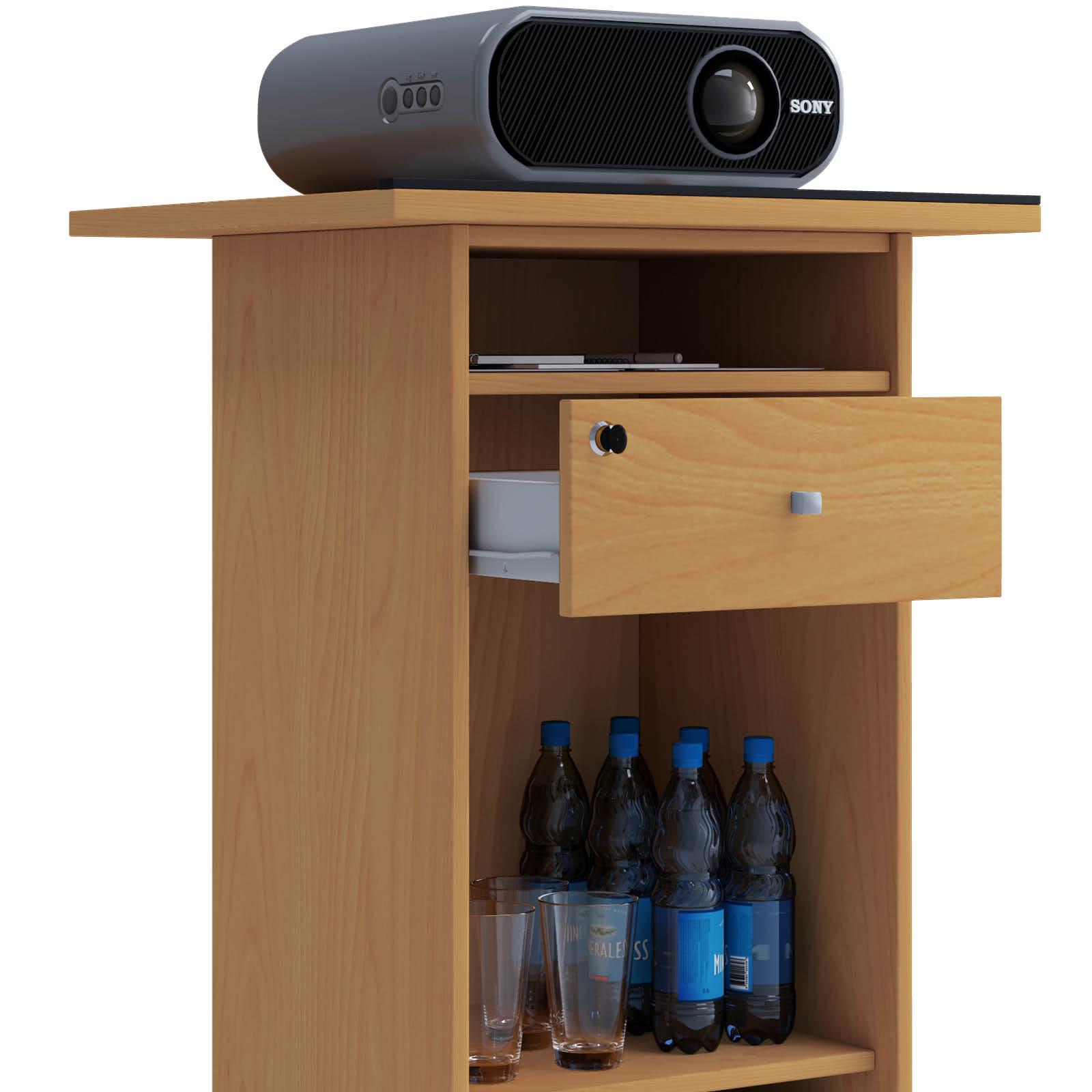 Stehpult Neta Buchefarben B: 60 cm - Buchefarben, MODERN, Holzwerkstoff (60/50/108,3cm) - MID.YOU