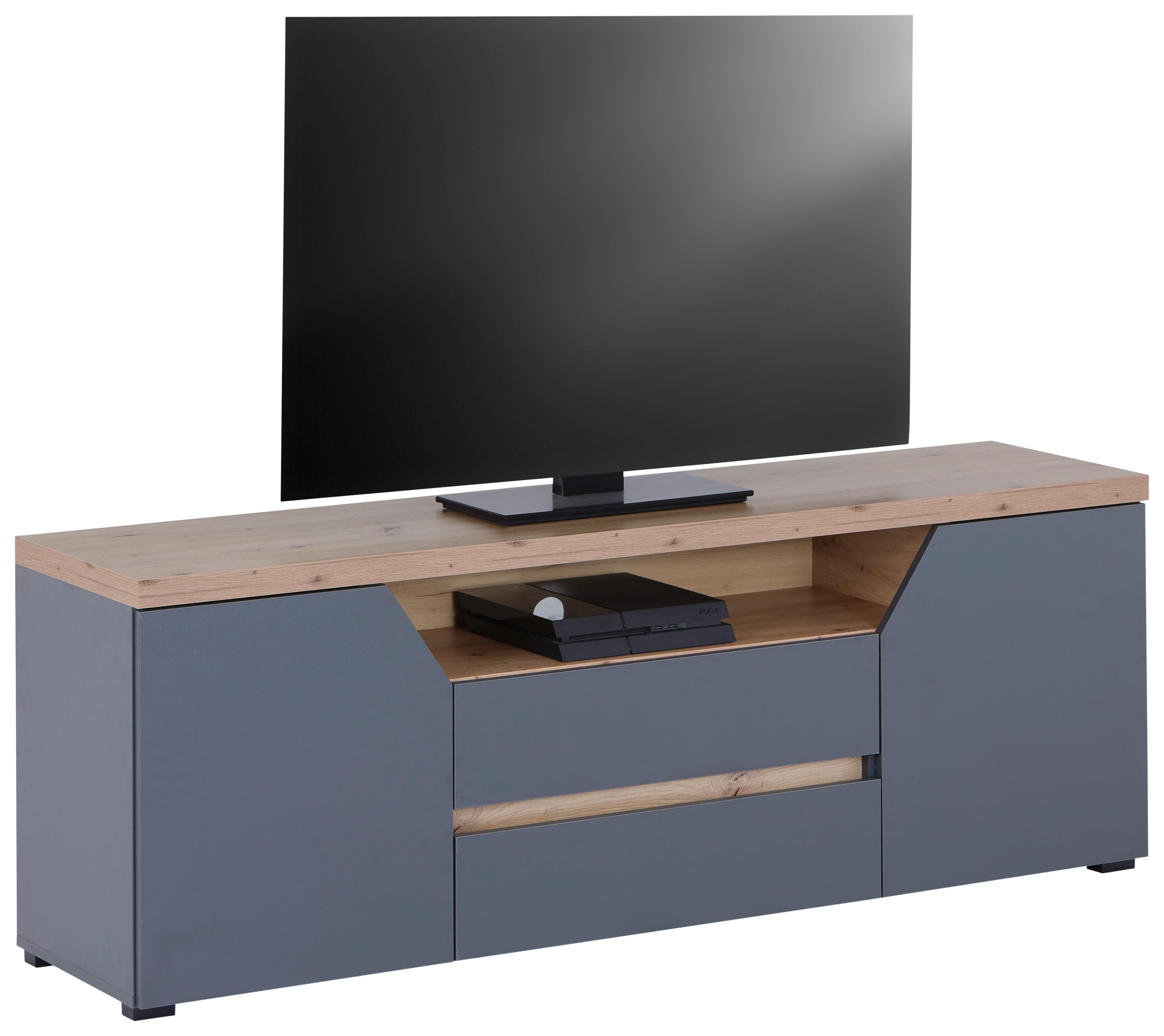Phonotisch Pepe Mx 191 - Anthrazit/Schwarz, MODERN, Holzwerkstoff (160/58,4/40cm)