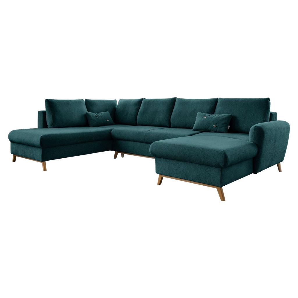 Wohnlandschaft Scandic Lagom mit Schlaffunktion Türkis