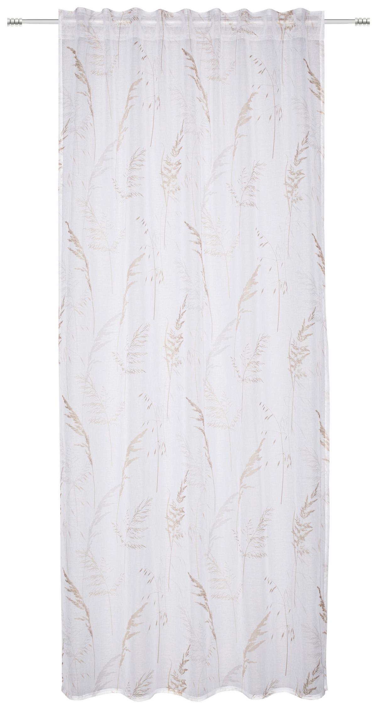 Fertigvorhang Dobby - Sandfarben, ROMANTIK / LANDHAUS, Textil (135/245cm) - James Wood