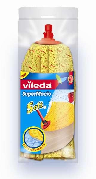 Gyorsfelmosó Soft Pótfej Vileda - sárga, Konventionell, textil - Vileda