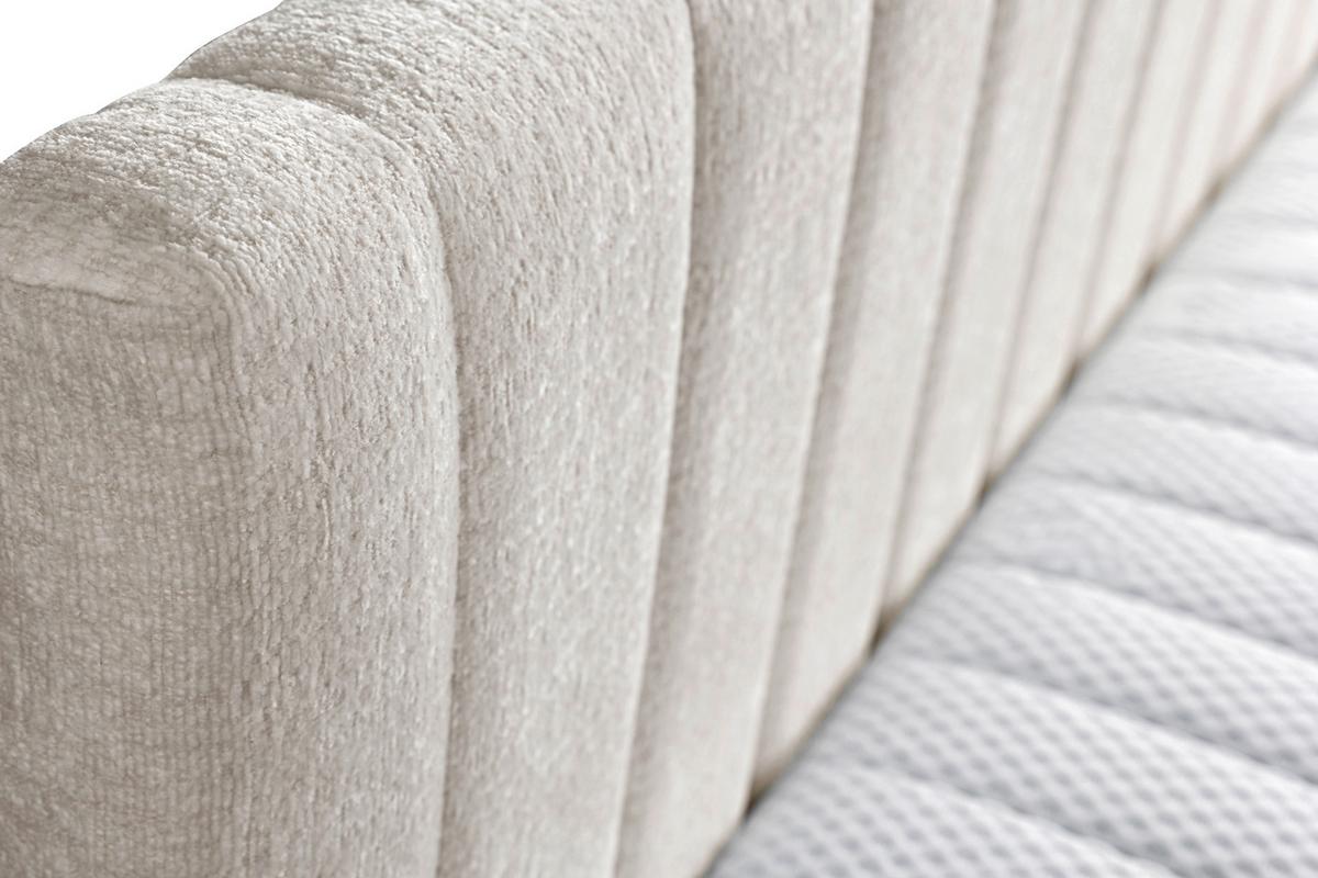 Schlafsofa Roma - Beige/Schwarz, Design, Textil (212/83/99cm) - MID.YOU