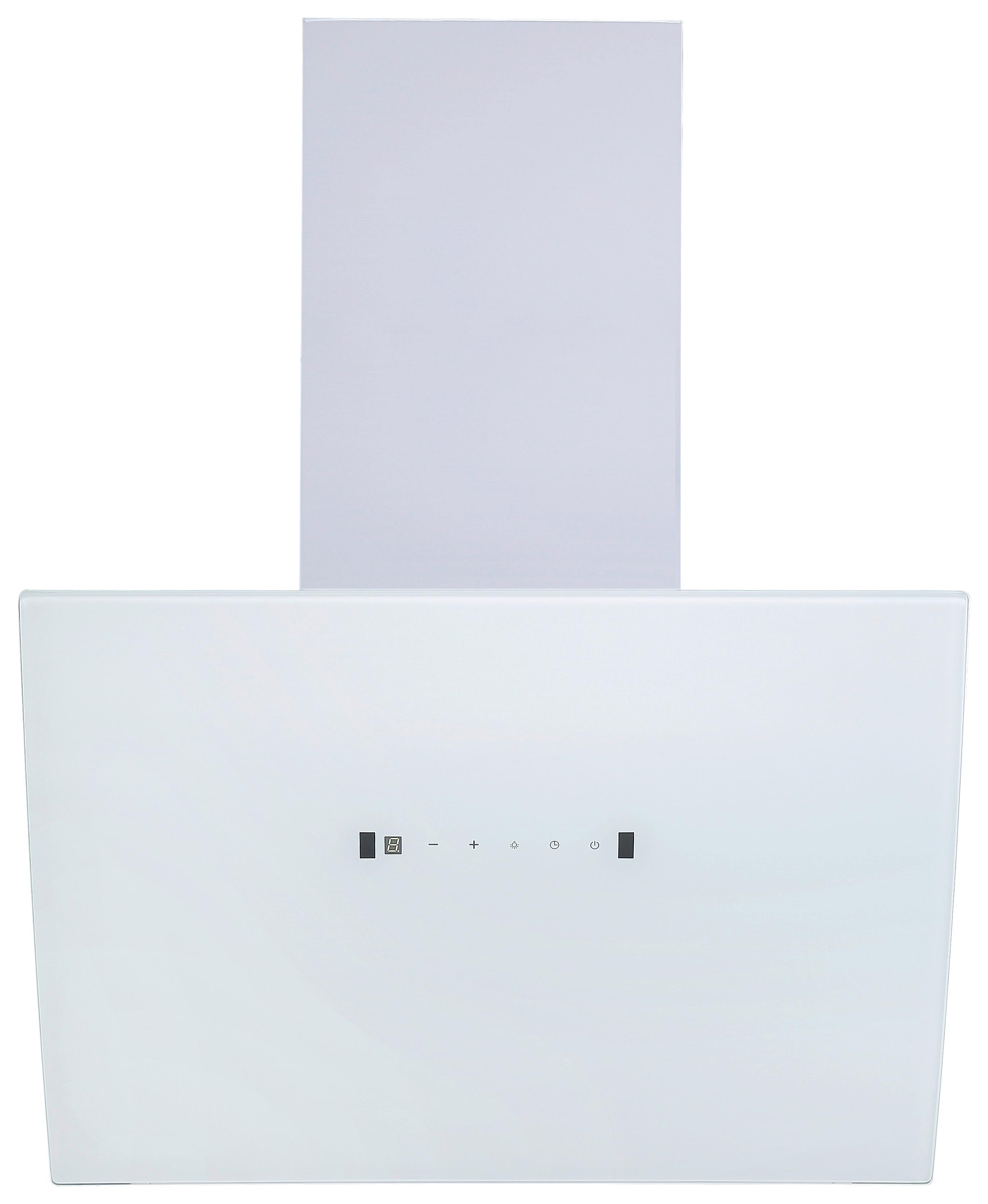 Dunstabzugshaube Respekta Selia 60 cm - Weiß, Trend, Glas/Metall (60/78-116/40,8cm) - Respekta