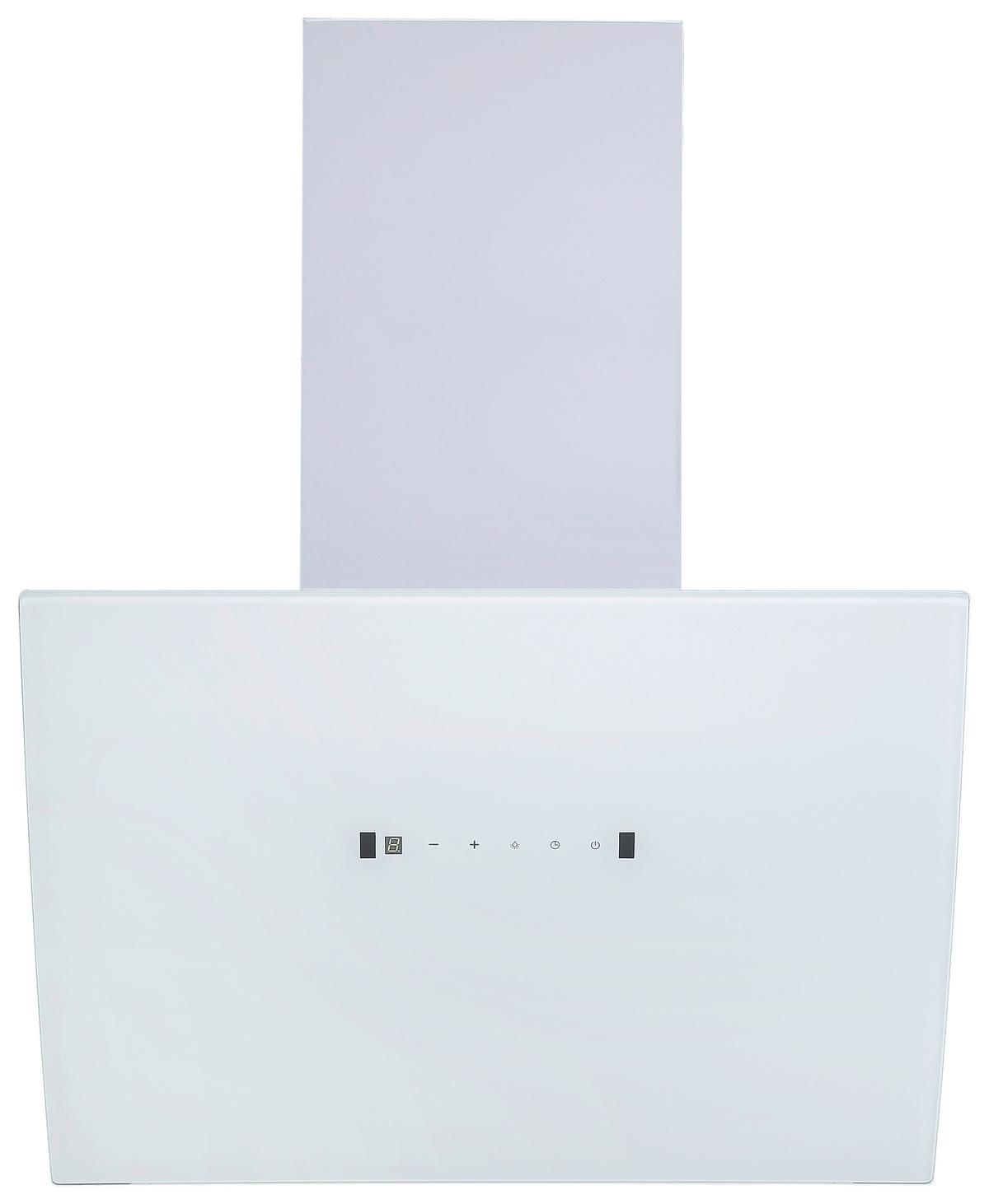 Dunstabzugshaube Respekta Selia 60 cm - Weiß, Trend, Glas/Metall (60/78-116/40,8cm) - Respekta