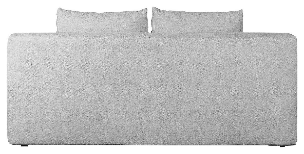 Schlafsofa Dingo, Hellgrau B: 202 cm - Dunkelbraun/Hellgrau, Design, Textil (202/85/110cm) - MID.YOU