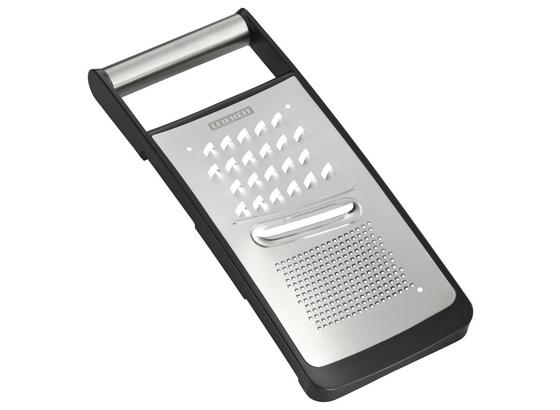 Reibe Leifheit - Edelstahlfarben/Schwarz, KONVENTIONELL, Kunststoff/Metall (31/12/2cm) - Leifheit Reibe Leifheit - Edelstahlfarben/Schwarz, KONVENTIONELL, Kunststoff/Metall (31/12/2cm) - Leifheit