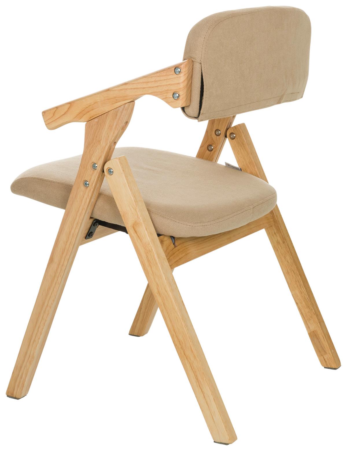 Armlehnstuhl Scandio - Beige, Basics, Holz/Textil (53/79/55cm) - MID.YOU