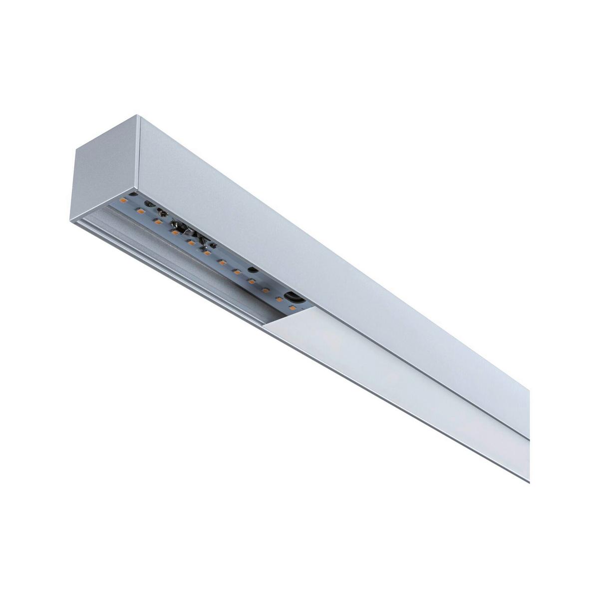 Schienensystem-stableuchte Linion Weiß B: 4 Cm Warmweiß - Weiß, Basics, Metall (150/4/4cm) - Paulmann
