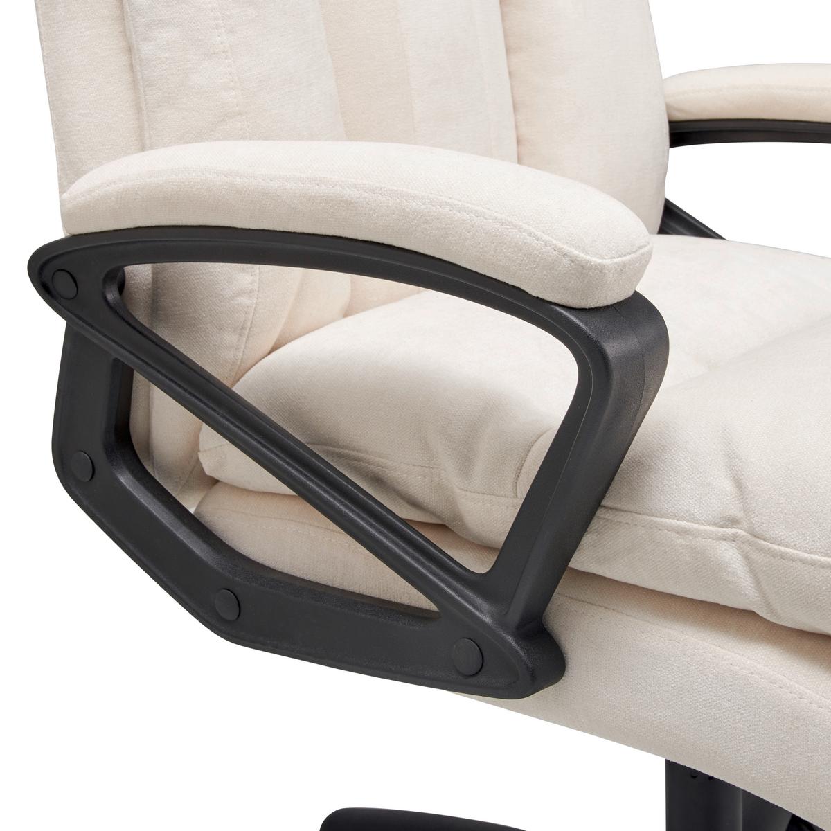 Chefsessel Pisa - Beige/Schwarz, LIFESTYLE, Holz/Kunststoff (66/114-122/71cm) - MID.YOU