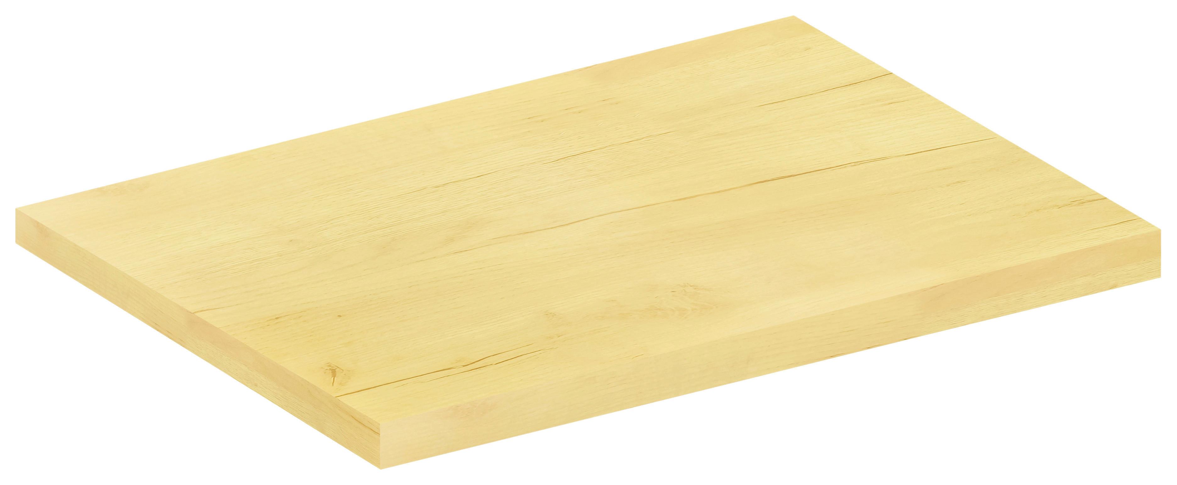 Arbeitsplatte Fasola - Honigeiche, Trend, Holzwerkstoff (100/3/60cm) - MID.YOU