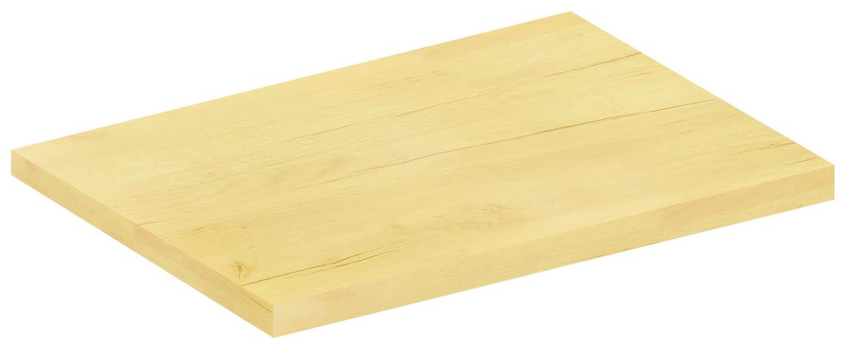 Arbeitsplatte Fasola - Honigeiche, Trend, Holzwerkstoff (100/3/60cm) - MID.YOU