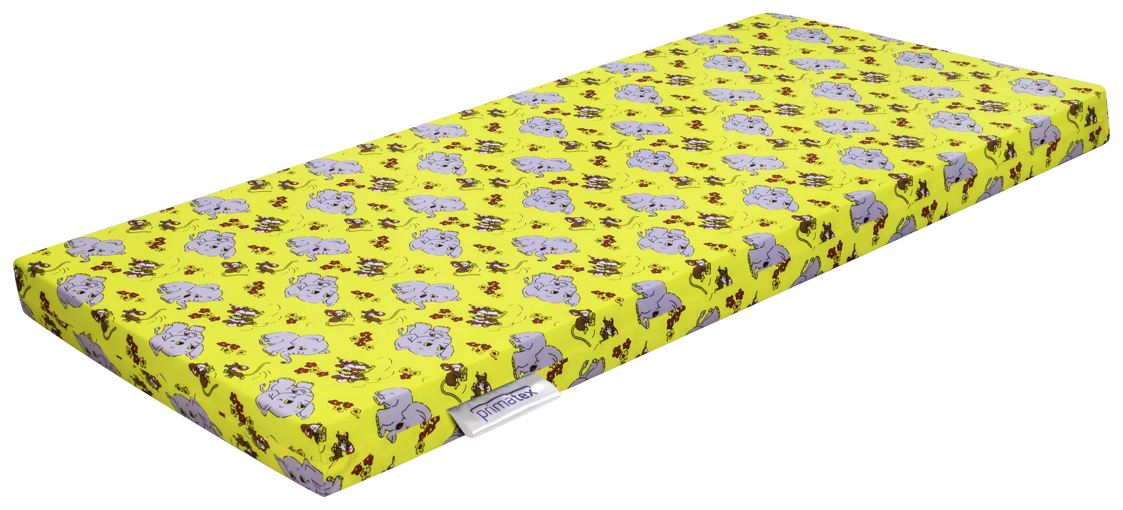 Dětská matrace VIVA BABY 140x70cm, H2 - žlutá, textil (70/140cm)