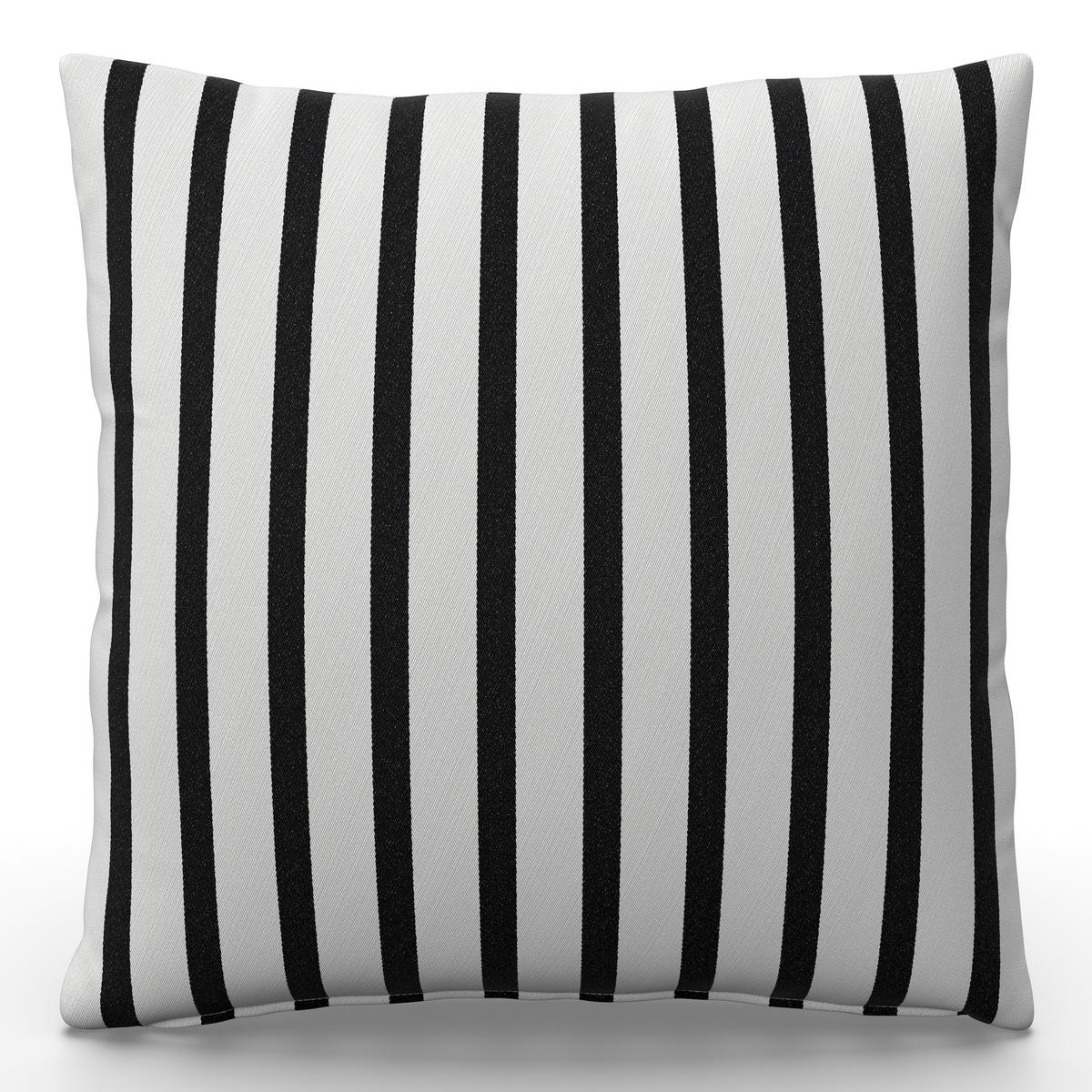VENKOVNÍ POLŠTÁŘ GIADA - bílá/černá, Moderní, textil (45/45/10cm) - Bessagi Garden