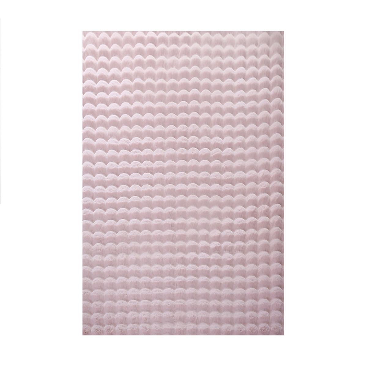 Hochflorteppich, Rosa,f: 25mm Ambiance - Rosa, Basics, Textil (80/250cm)