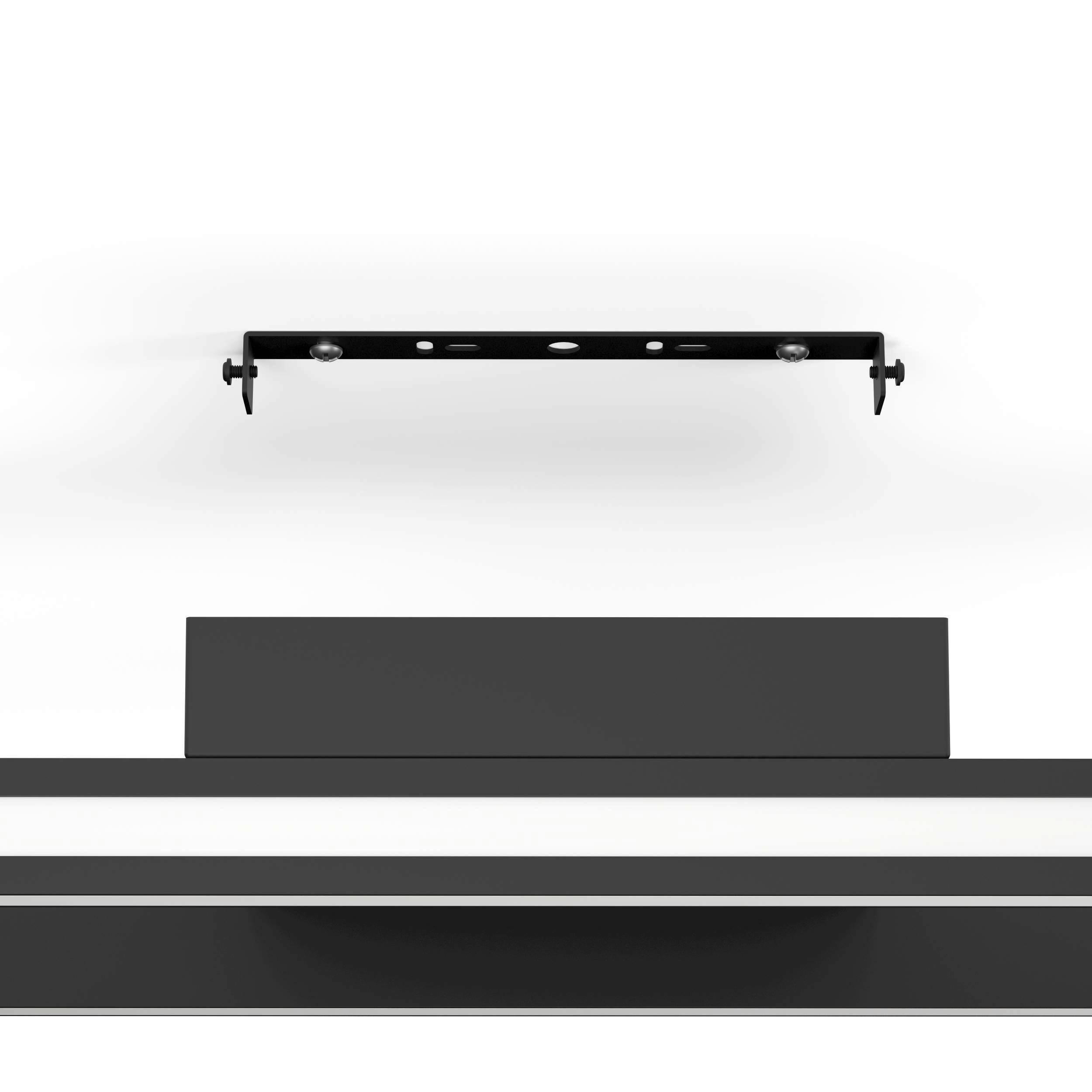 Led-deckenleuchte Savilanas L: 77 Cm Mit Smartphone-Steuerung - Schwarz/Weiß, Design, Kunststoff/Metall (77cm) - Eglo