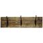 Hakenleiste Elli 1 - Dunkelbraun/Schwarz, MODERN, Holz/Metall (45/10/9cm) Hakenleiste Elli 1 - Dunkelbraun/Schwarz, MODERN, Holz/Metall (45/10/9cm)