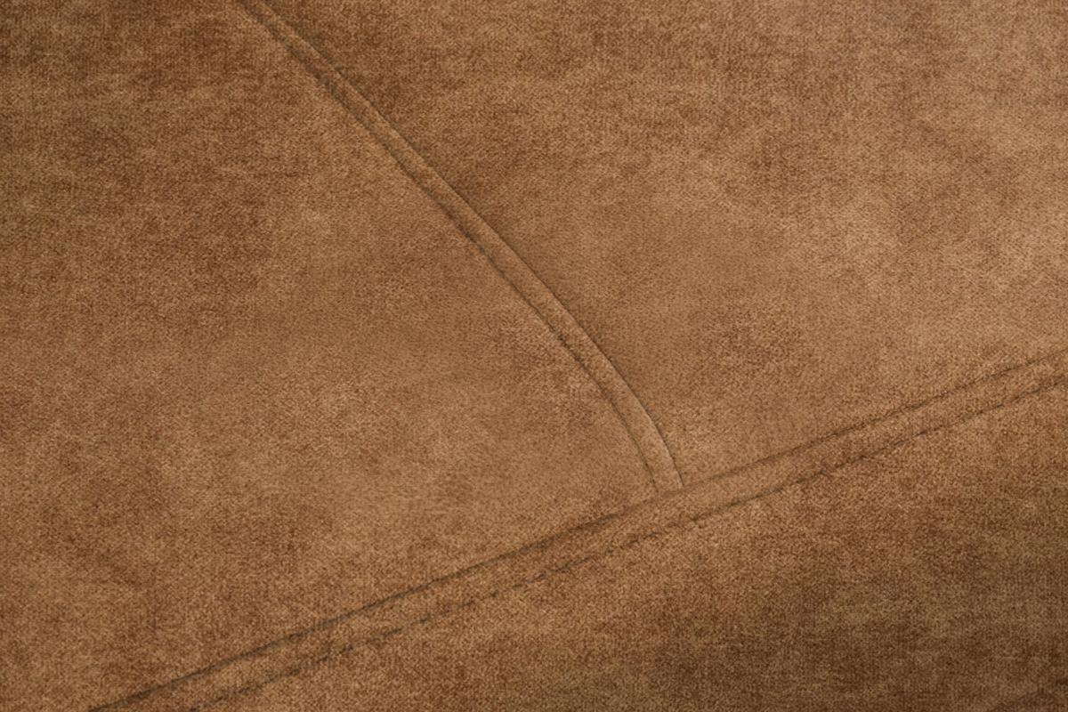 Eckschlafsofa Santi Bernsteinfarben S: 176/2578 Cm - Bernsteinfarben/Schwarz, MODERN, Textil (258/176cm) - MID.YOU