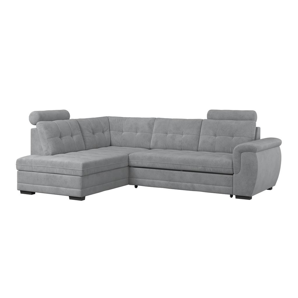 Ecksofa mit Schlaffunktion Falco new Grau 183x251 cm
