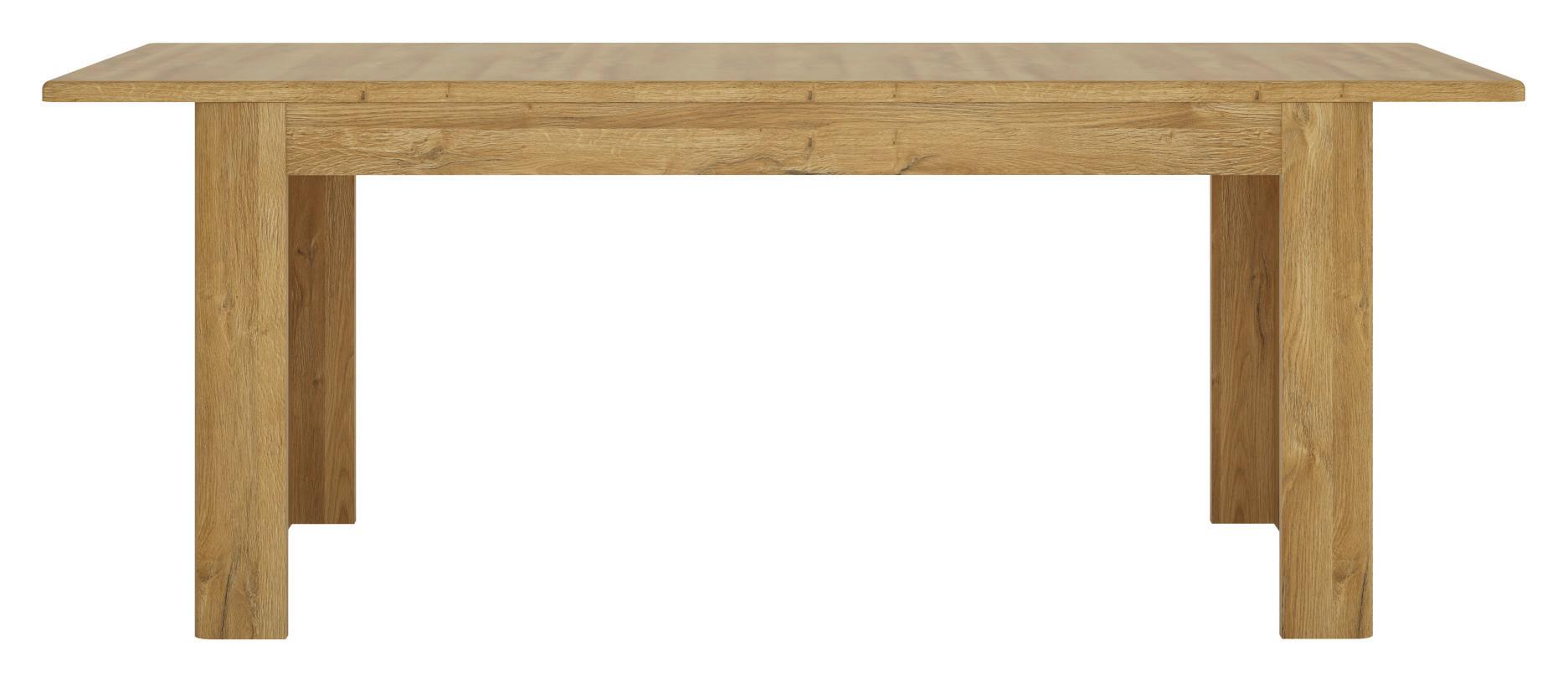 Kihúzható Asztal Cortina - tölgyfa, Modern, faalapú anyag (160-200/75,5/90cm)