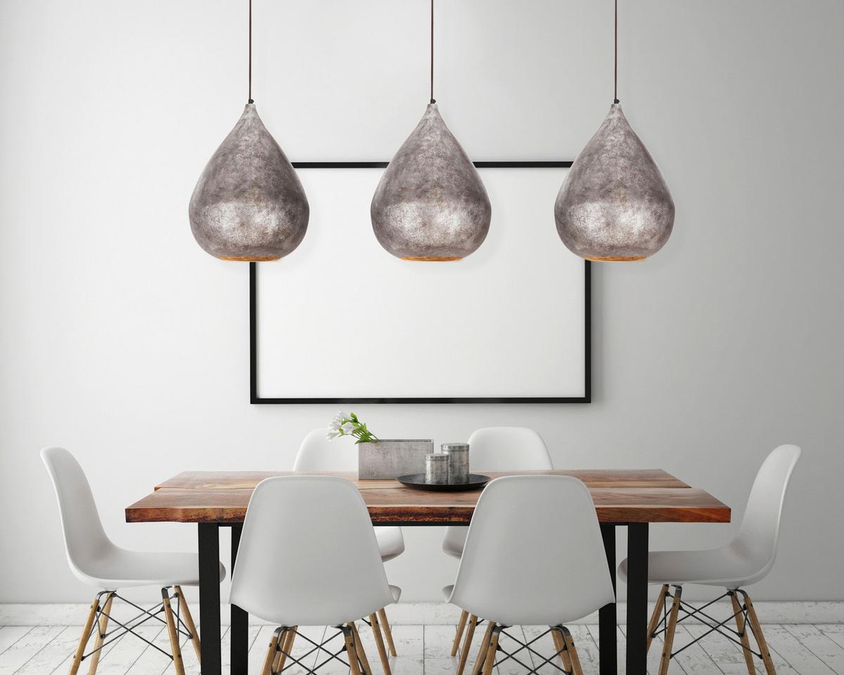 Hängeleuchte Loft Style Bronze - Bronzefarben, Basics, Metall (33/33/44cm) - Kayoom