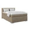 Boxspringbett Mira 1 - Taupe, Basics, Holz/Kunststoff (120/200cm)